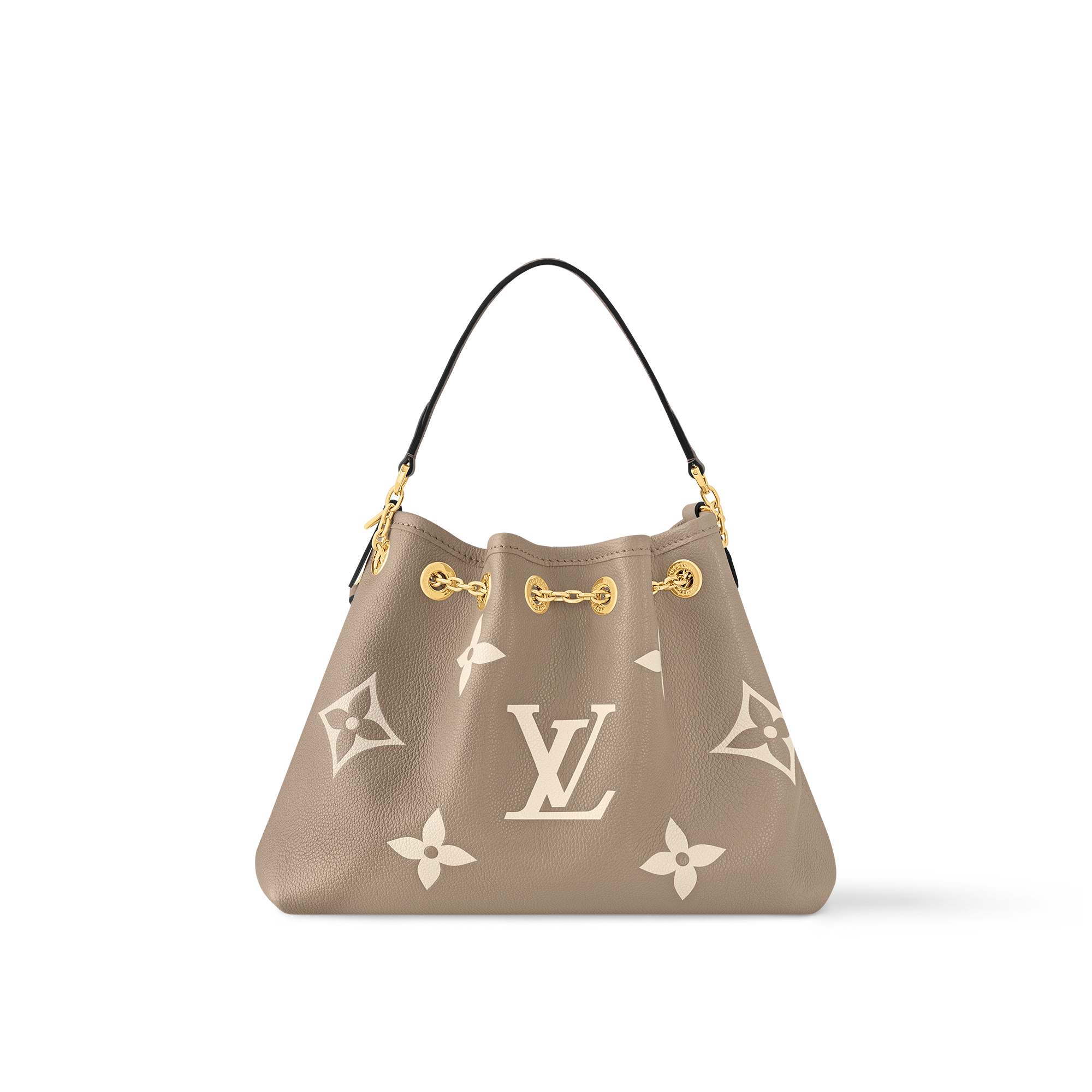 LV Bundle Bag Luxury Bicolour Monogram Empreinte Leather Grey LOUIS VUITTON